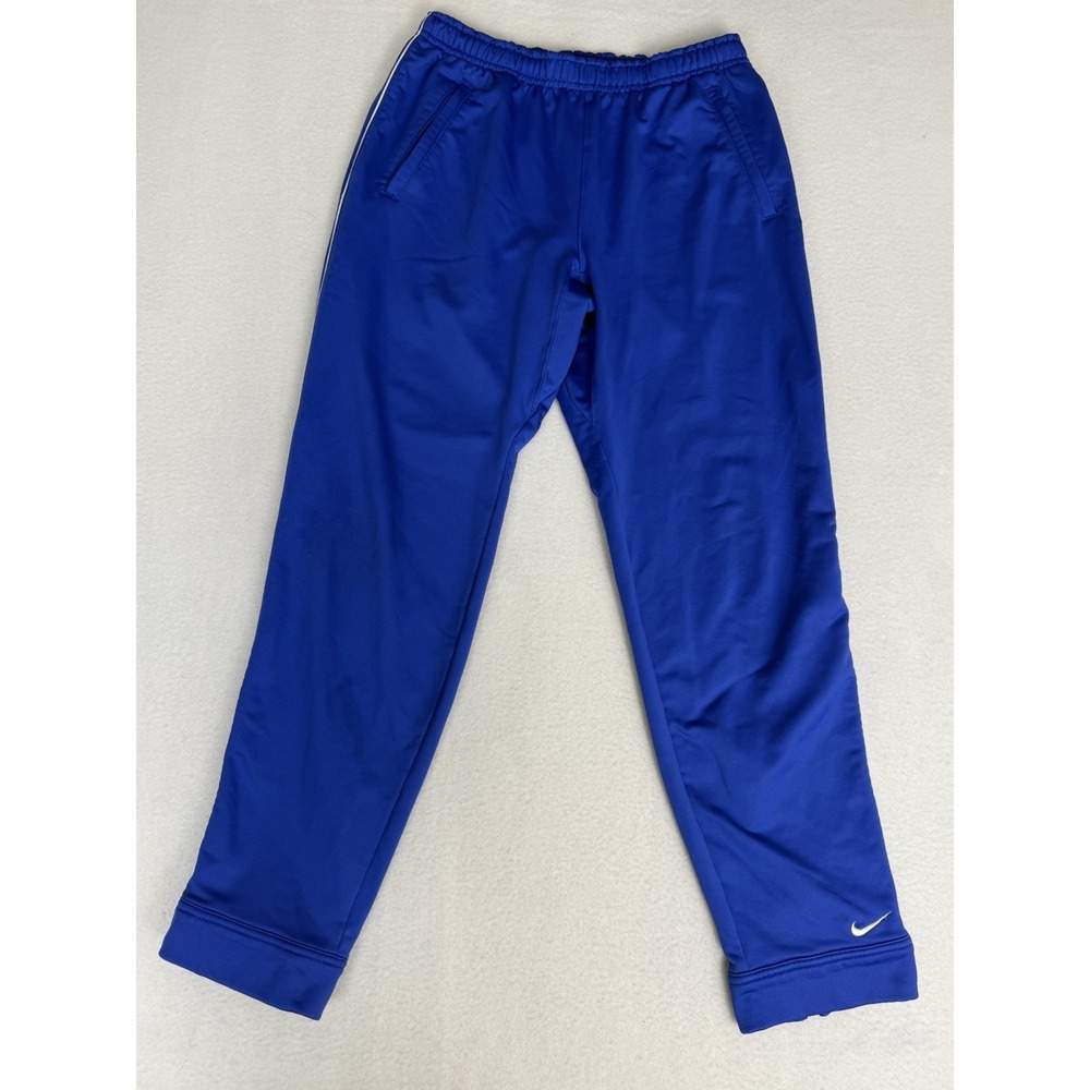 Nike Team Fit Dry Track Pants Royal Blue Mens‎ Small S Soccer Training Warm Up